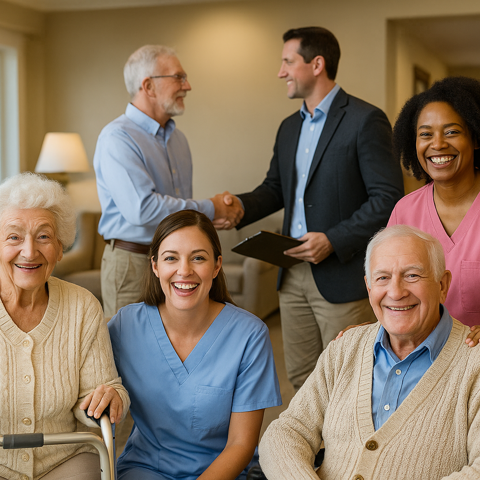 Senior living facility insurance adjusting settlement 