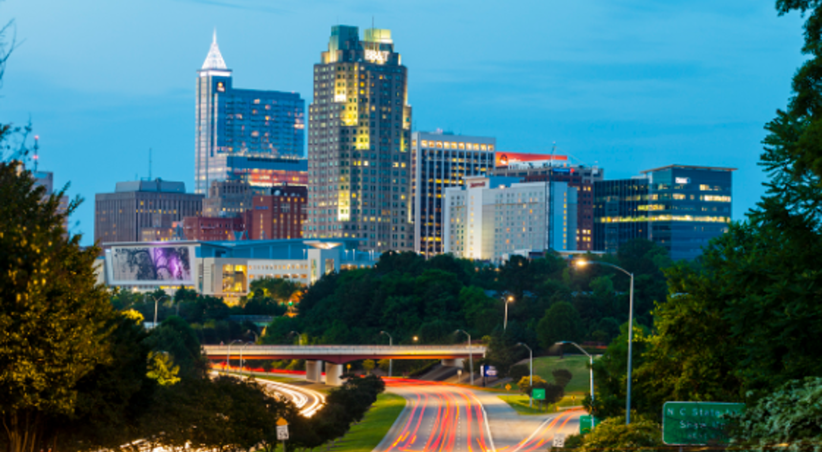 Wilmington, North Carolina skyline 