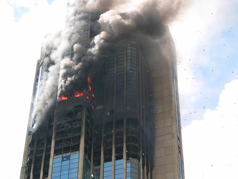Fire at office building 