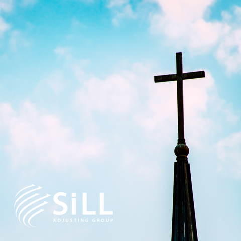 Insurance settlement for a church after a flood 