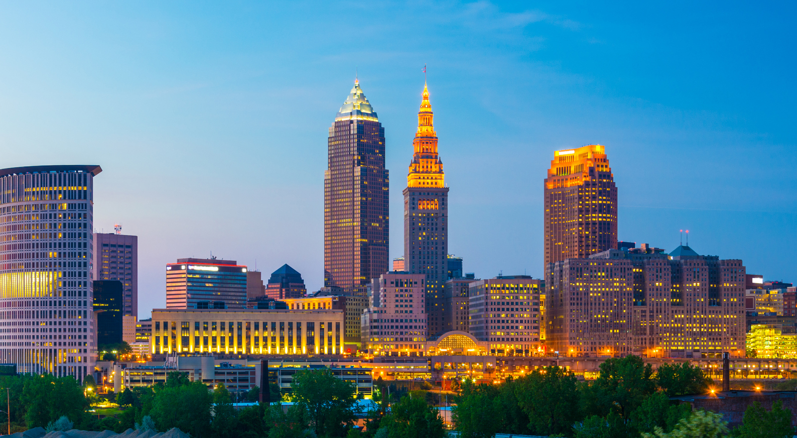 Cleveland, Ohio skyline 